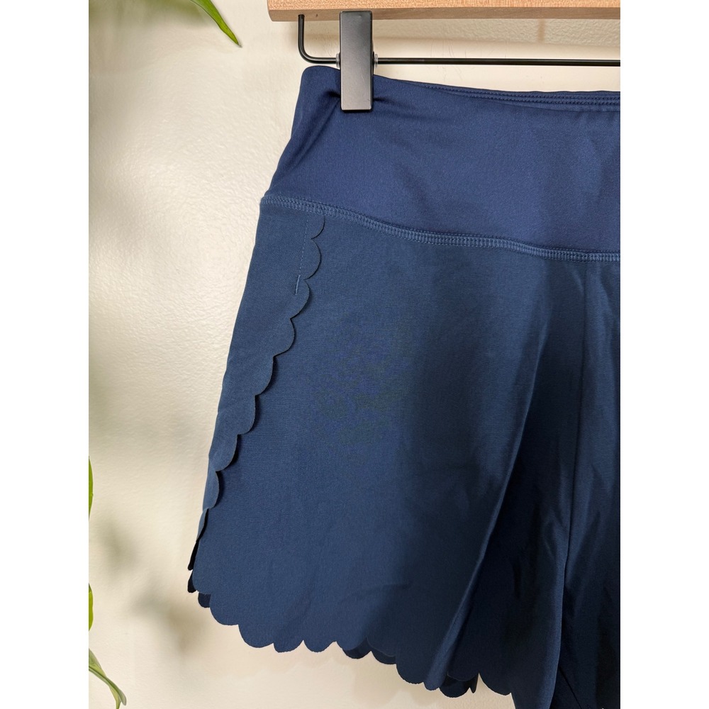 Tuckernuck Sport Navy Scallop Performance Jersey Marisa Short S TN22-3S-Navy - Picture 3 of 7